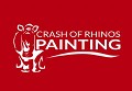 Crash of Rhinos Painting